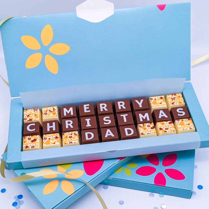 Personalised Merry Christmas Chocolates