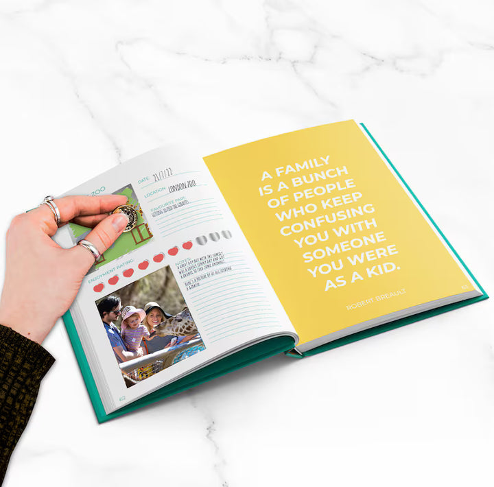 Family Bucket List Scratch Book