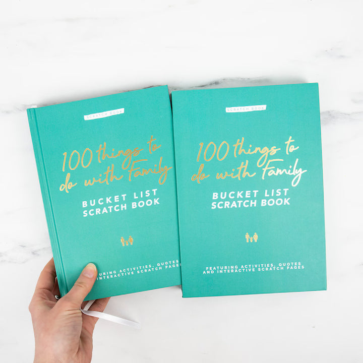 Family Bucket List Scratch Book