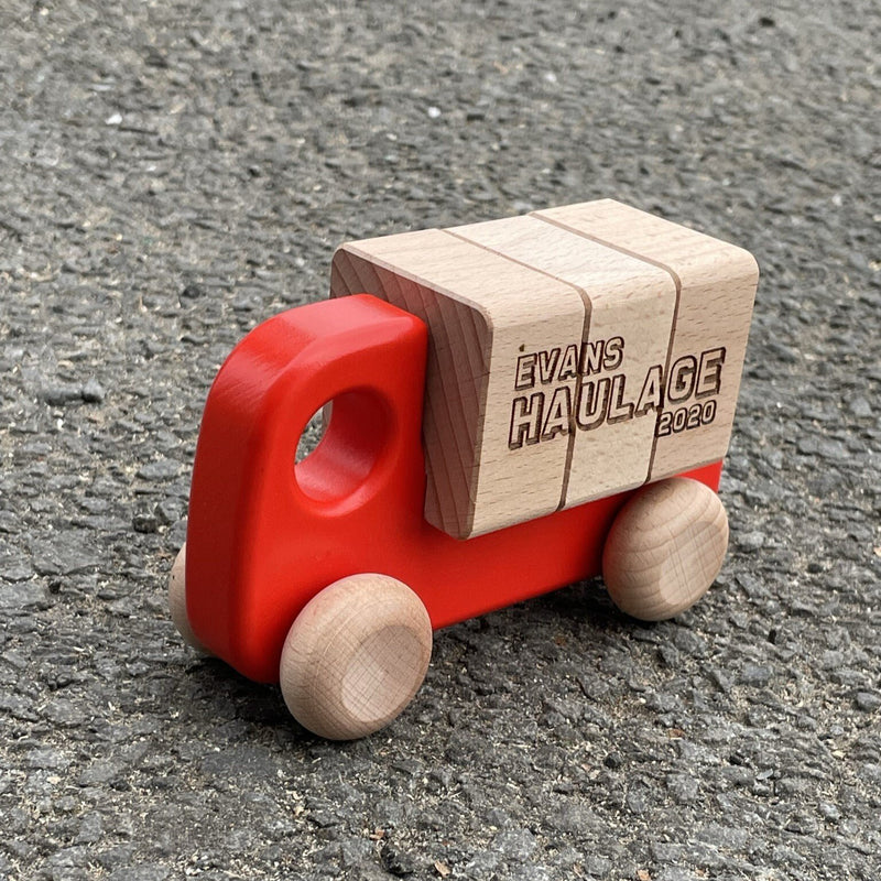 Personalised Wooden Toy Truck