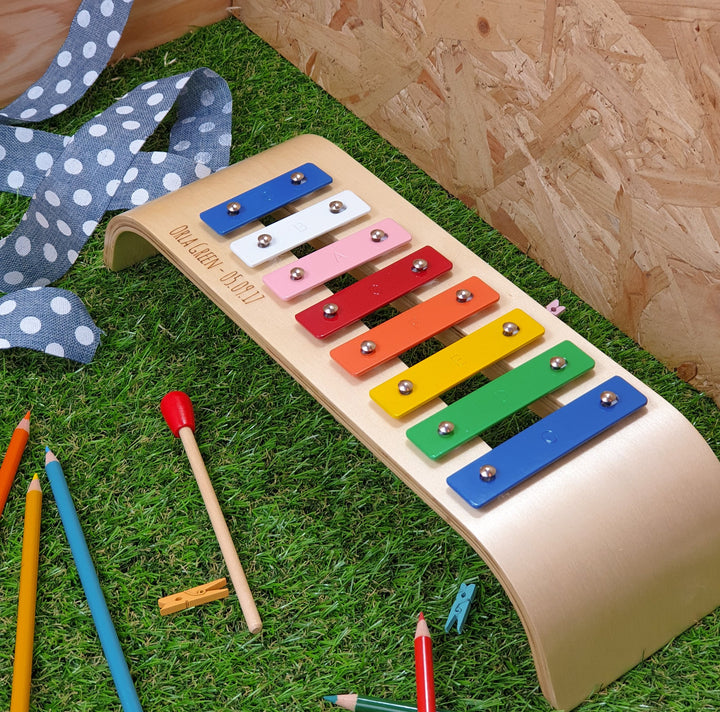Wooden Xylophone for Kids - Personalised Musical Gift