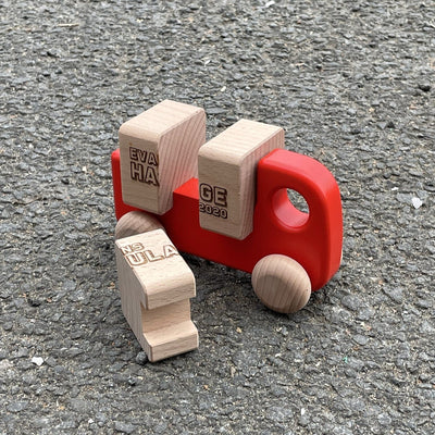Personalised Wooden Toy Truck