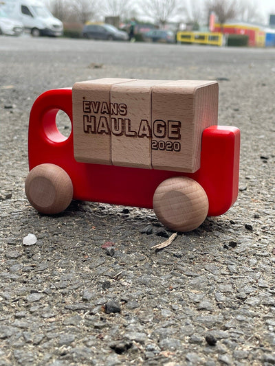 Personalised Wooden Toy Truck