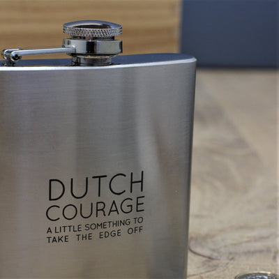 Personalised Stainless Steel Hip Flask