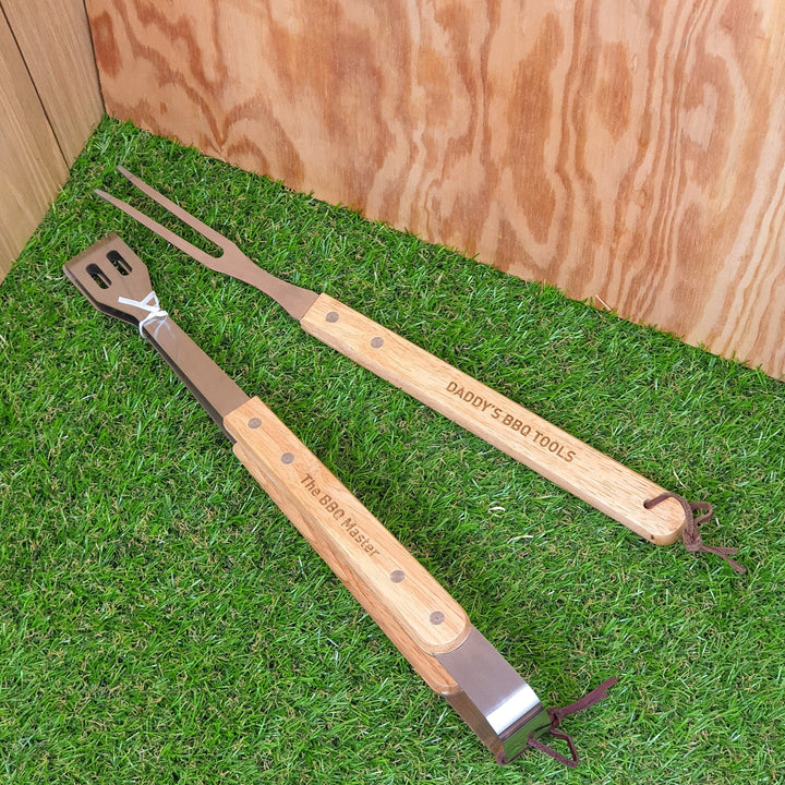 Personalised BBQ Utensils Set