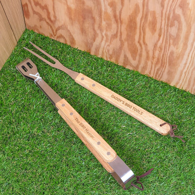 Personalised BBQ Utensils Set