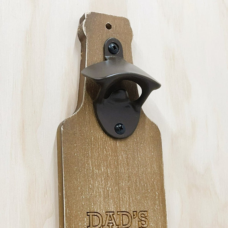 Wooden Wall Bottle Opener