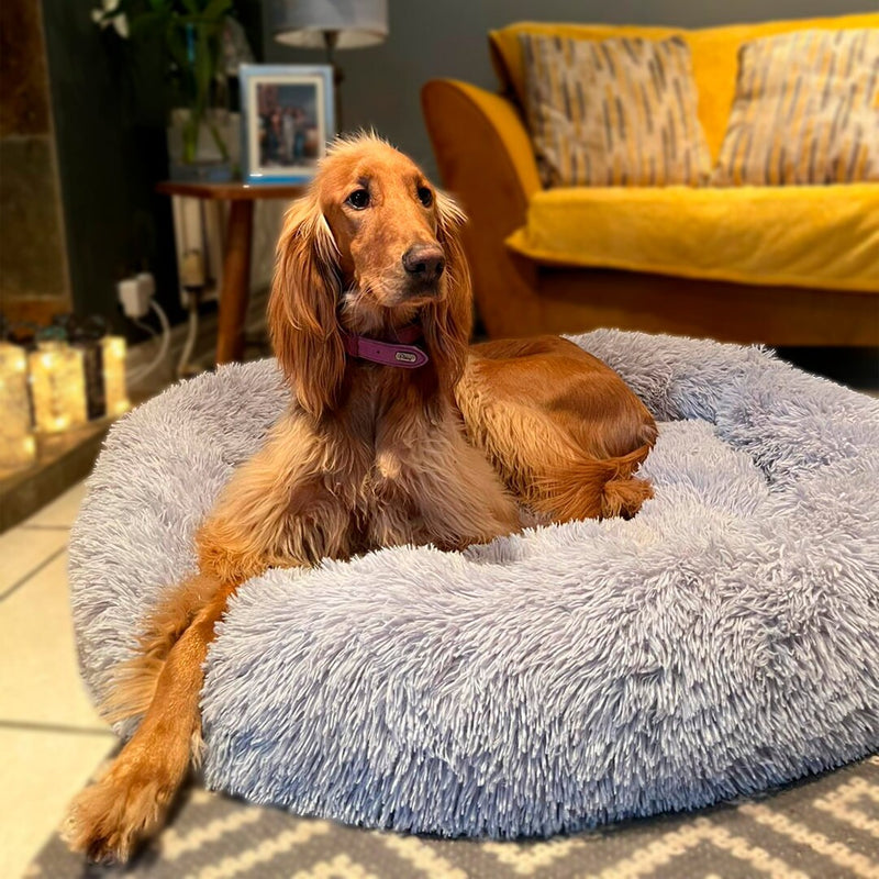 ECO Donut Shaped Fluffy Dog Bed