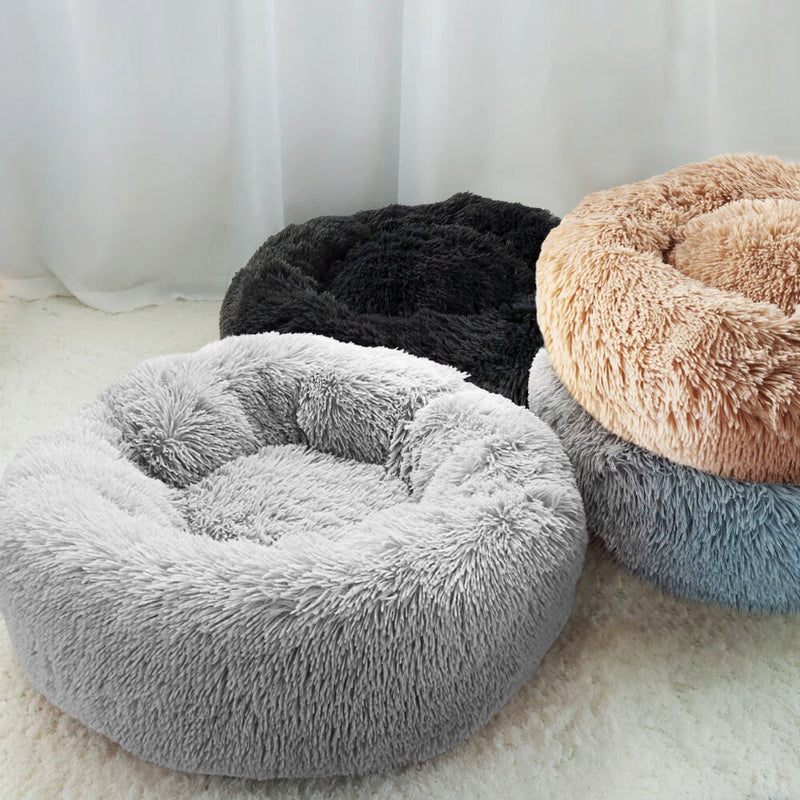 ECO Donut Shaped Fluffy Dog Bed