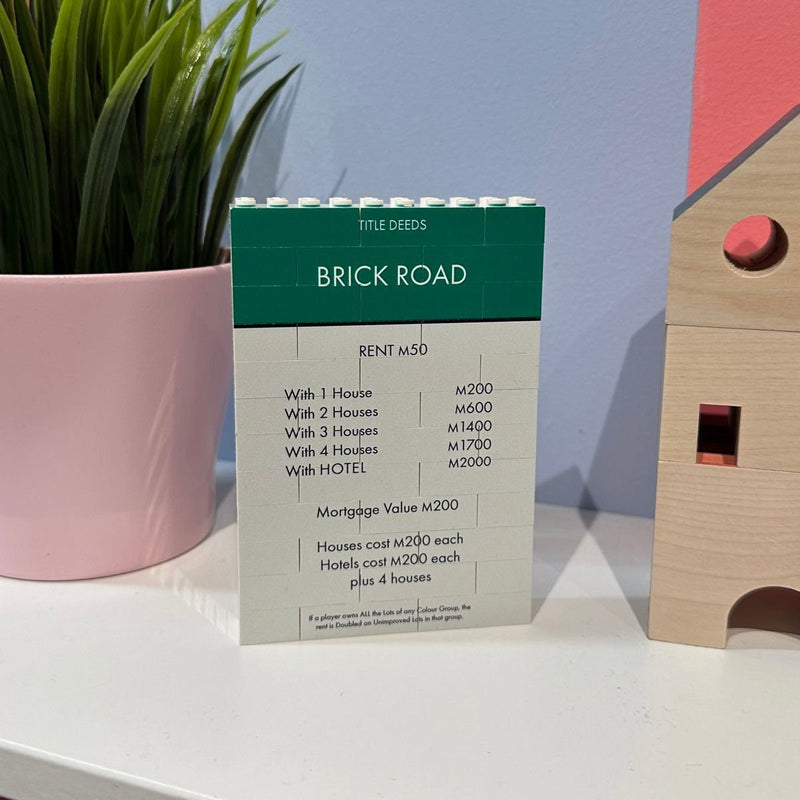 Personalised LEGO Block Print