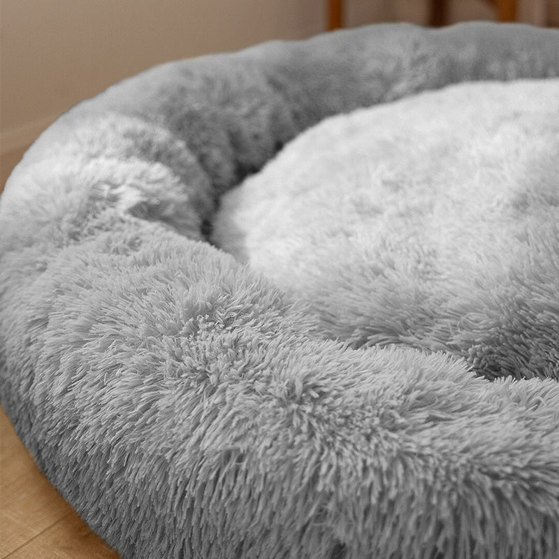 ECO Donut Shaped Fluffy Dog Bed