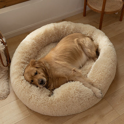 ECO Donut Shaped Fluffy Dog Bed