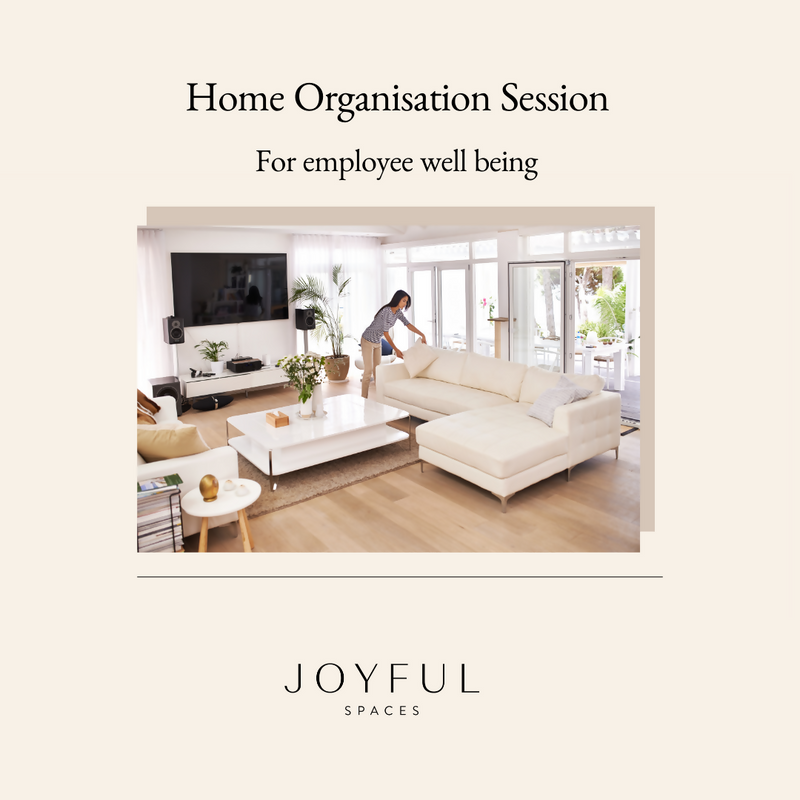 Home Organisation Session for Employee Well-Being