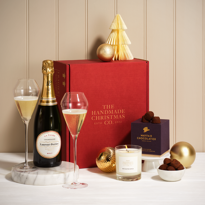 Candle, Truffles & Prosecco Gift Box