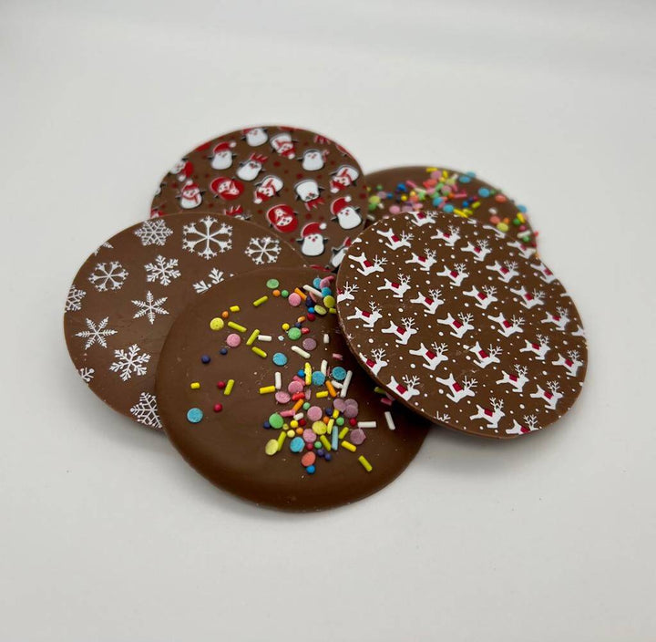 Giant Festive Christmas Chocolate Buttons