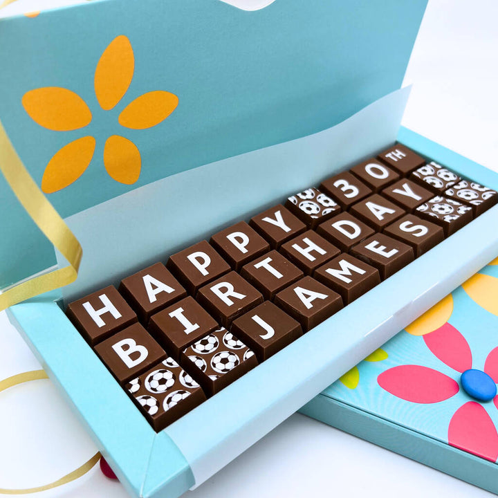Personalised 21st Birthday Chocolate Gift Box