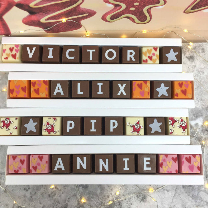 Personalised Name Chocolate Blocks