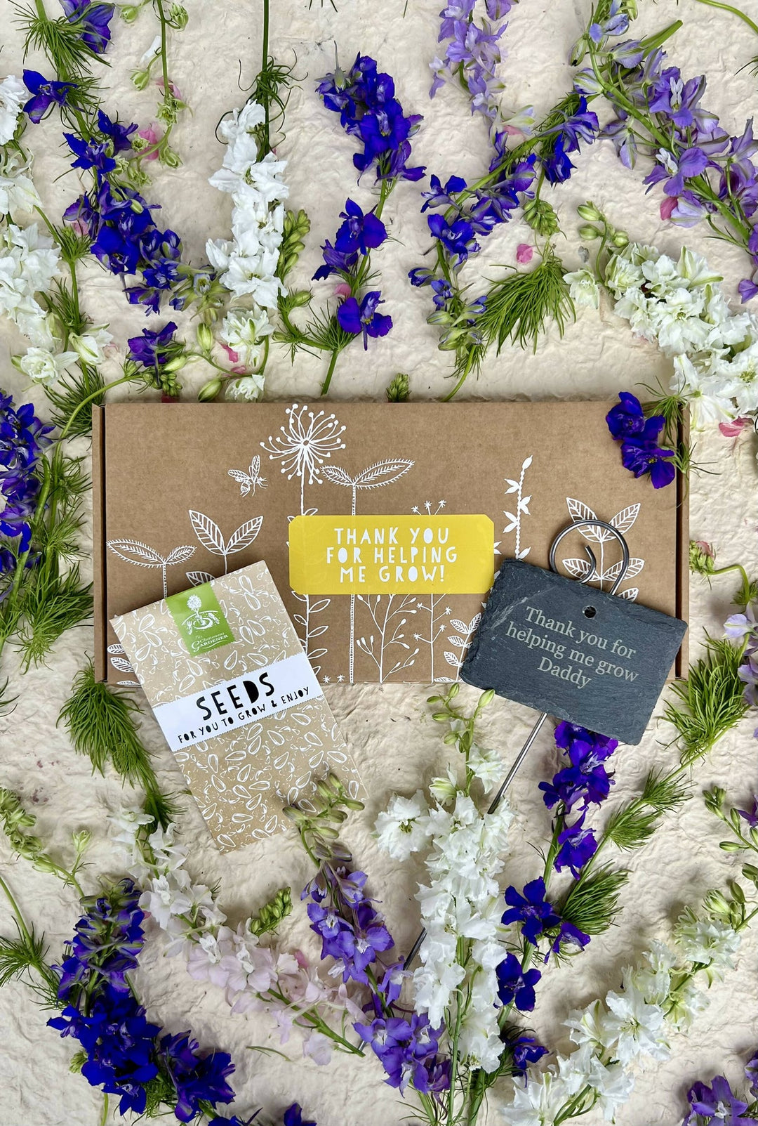 Dad’s Personalised Larkspur Growing Kit