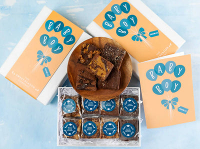 Baby Boy Luxury Brownie Gift