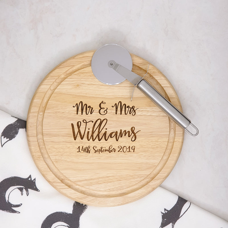 Personalised Round Chopping Board 25cm