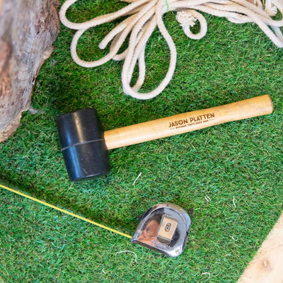 PERSONALISED WOODEN CAMPING MALLET