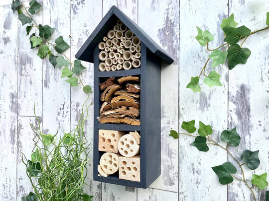 Three Tier Bee and Insect Hotel. Can be personalised.