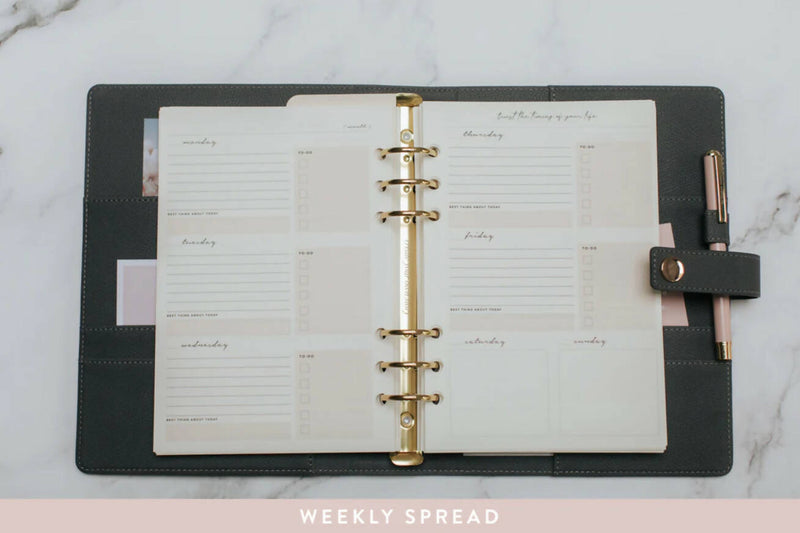 Ring Binder - Undated Lifestyle Planner