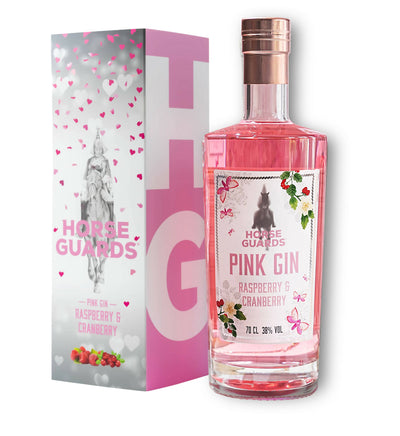 Horse Guards Raspberry & Cranberry Pink Gin 70cl