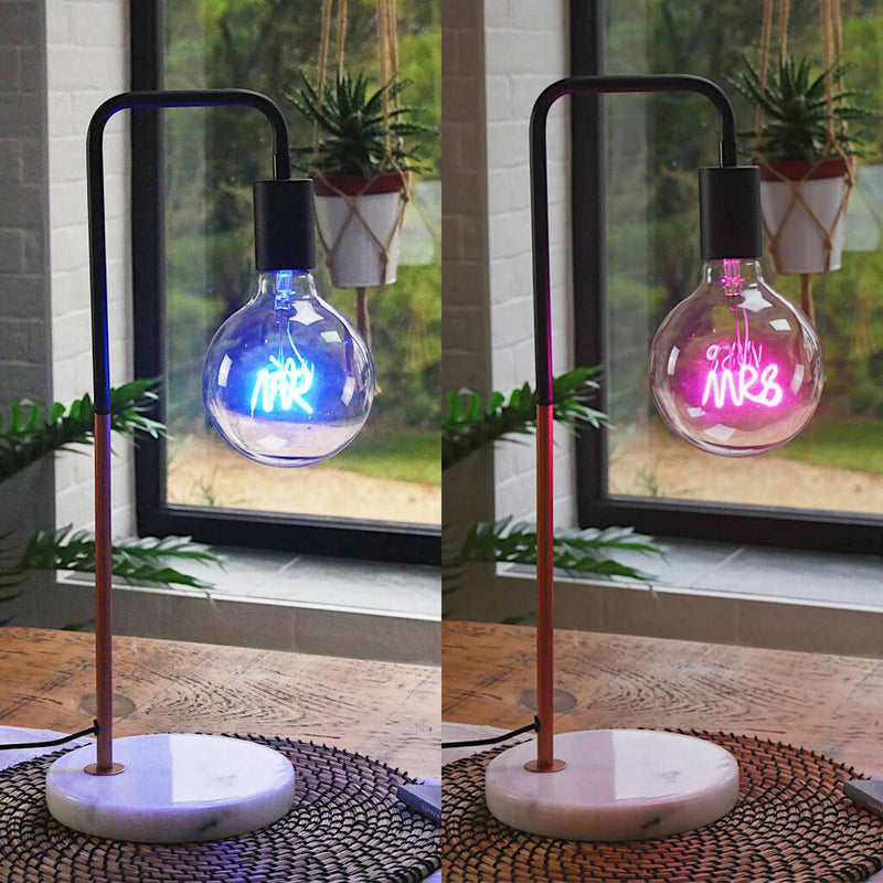Bright Ideas Collection LED Text Bulb Lamp