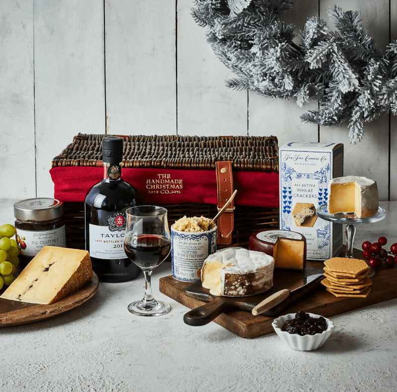 Cheese & Port Indulgence Christmas Hamper