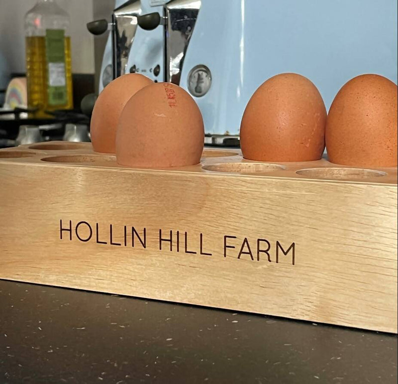 Personalised Wooden Egg Holder