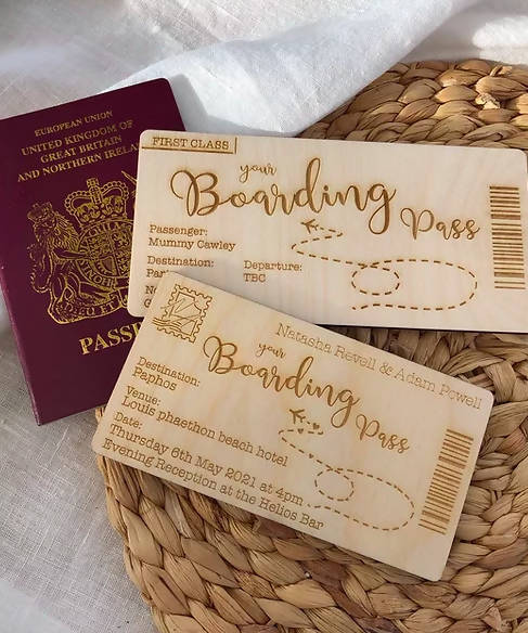 Personalised Boarding Pass