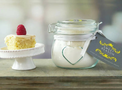 Small Vanilla Cake Mix Jar