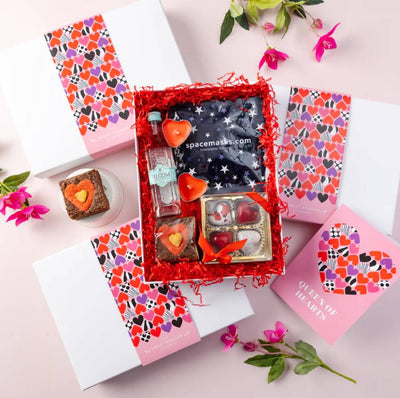 Queen Of Hearts Relaxation & Gin Valentines Day Hamper
