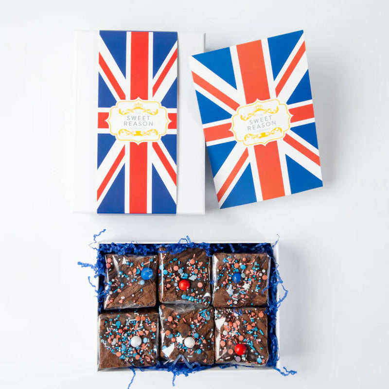 British Luxury Sprinkle Brownies