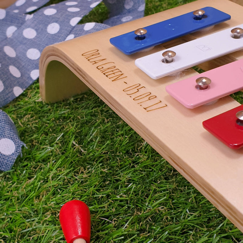 PERSONALISED WOODEN XYLOPHONE