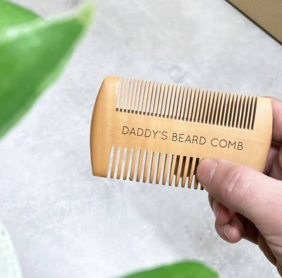 Personalised Wooden Beard Comb