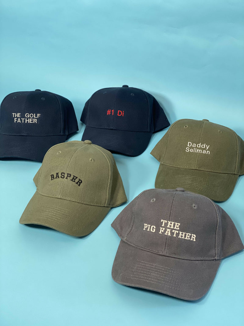 Personalised Slogan Baseball Cap