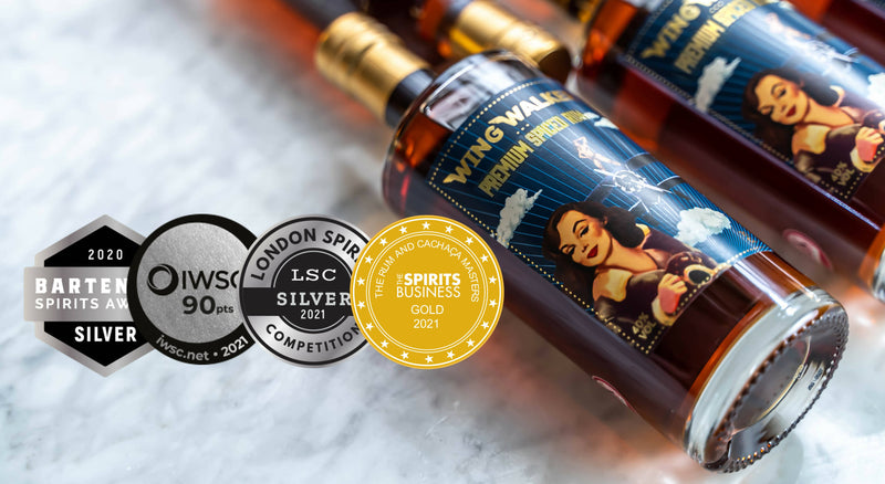 Wing Walker Premium Spiced Rum 70cl