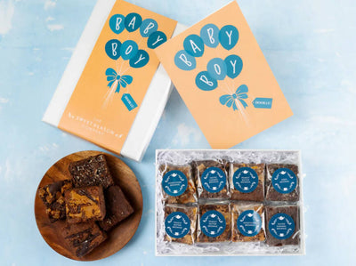 Baby Boy Luxury Brownie Gift