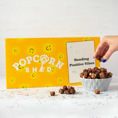 'Positive Vibes' Gourmet Popcorn Letterbox Gift