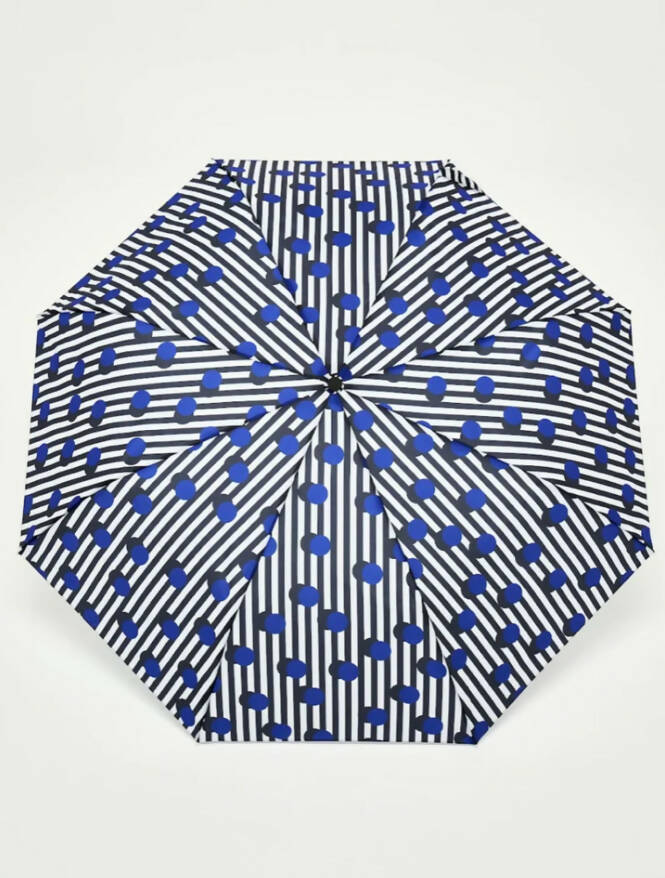 Polkastripe Eco-Friendly Umbrella