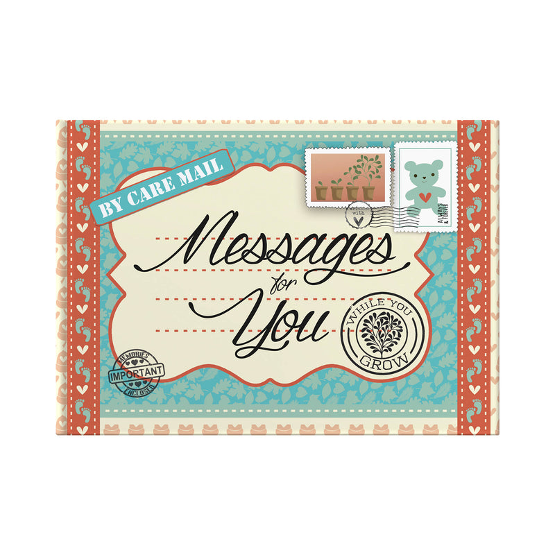 Messages For You While You Grow hand-illustrated envelopes and notepaper