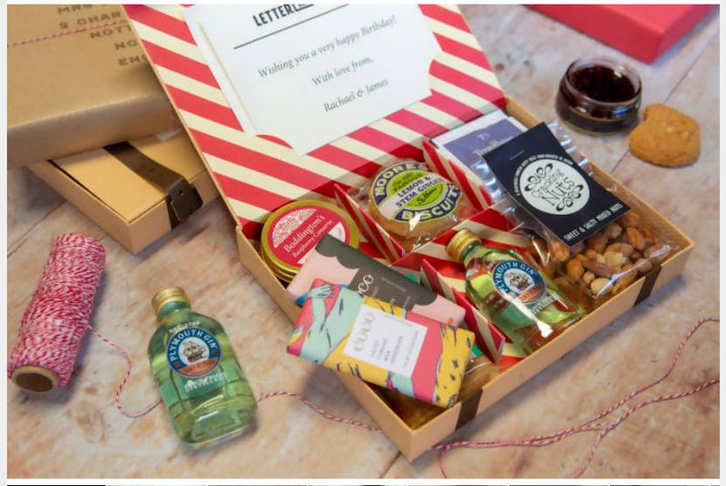 Best of British Letter Box Hamper - with Gin