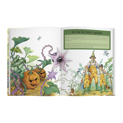 How To Grow And Eat Monster Vegetables, children's hardback book by M.P. Robertson