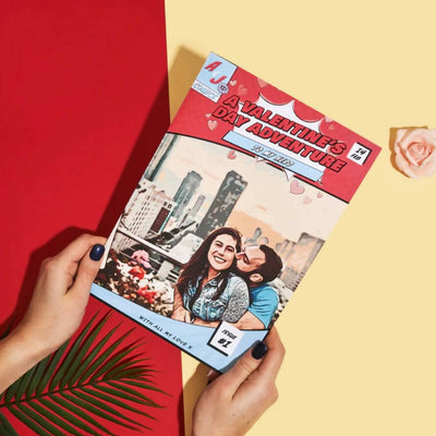 Personalised Valentine's Day Comic Book
