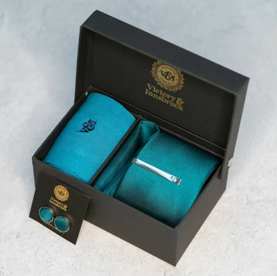 Textured Tie and Sock Gift Sets (Available in multiple colours)