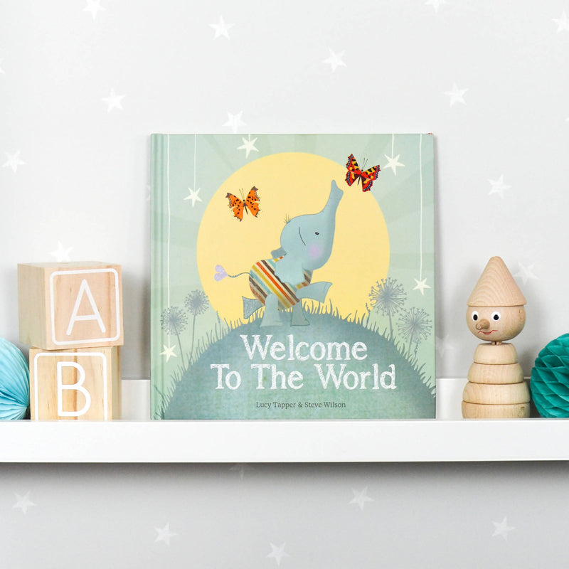 Welcome To The World, hardback New Baby arrival book