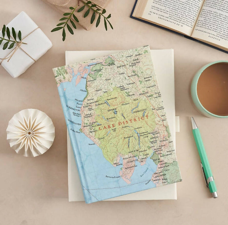Personalised Map Location Note Book Journal