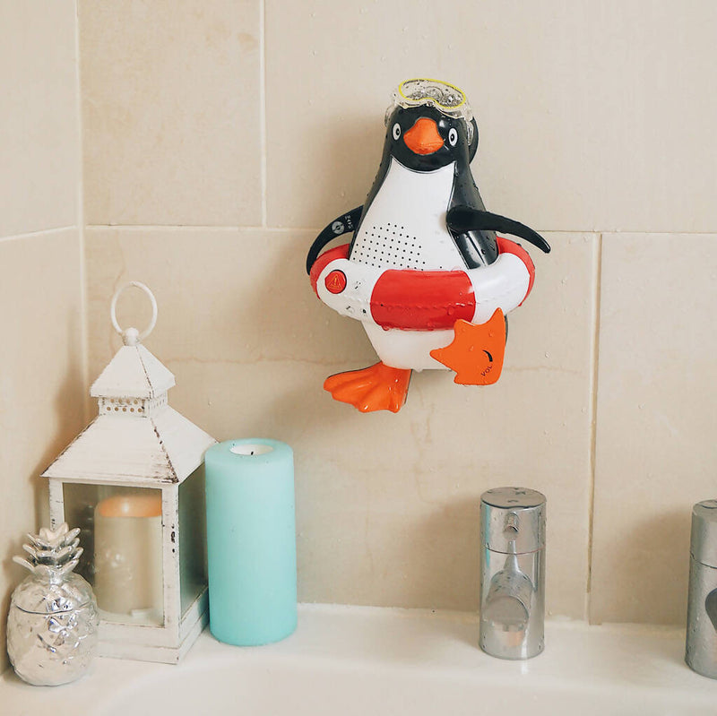 Steepletone Penguin Shower Radio And Bluetooth Speaker